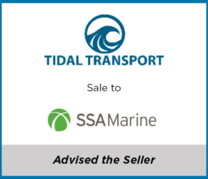 Tidal Transport Group sale to SSA Marine