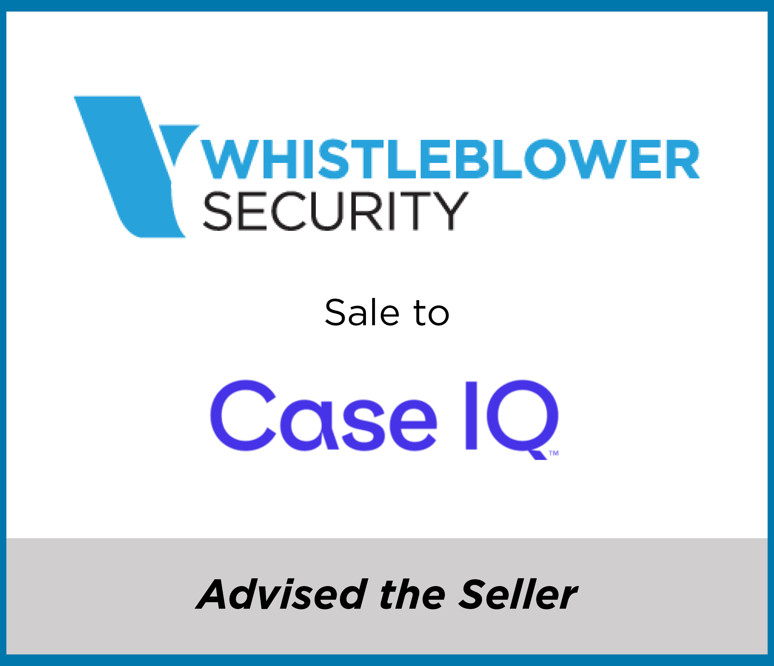 WhistleBlower Security sale to Case IQ_Resurgence Technology Partners | Ethics and Compliance Reporting