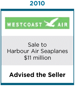 Westcoast Air sale to Harbour Air Seaplanes