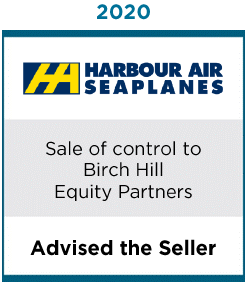 Harbour Air sale of control to Birch Hill Equity Partners